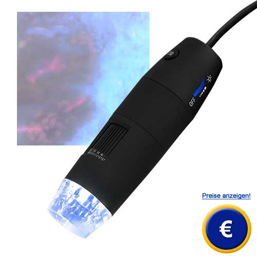 UV-USB-Mikroskop PCE-MM 200UV