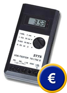VDE-Tester 2775 nach VDE-Norm 0701/702