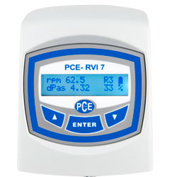 Viskosimeter PCE-RVI 7:  Hier das helle Display
