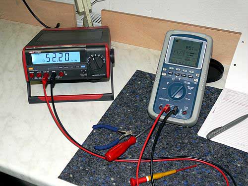 Anwendungsbeispiel zum Voltmeter
