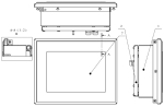 Einbaudisplay der Waage zur Behlter - Fllstand - Entnahme - berwachung