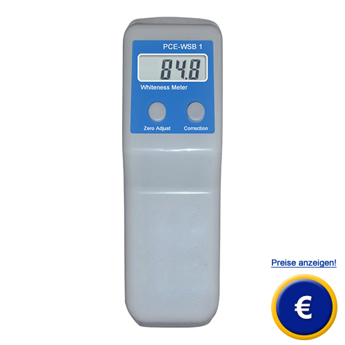 Zum Shop: Weiße-Messinstrument PCE-WSB 1