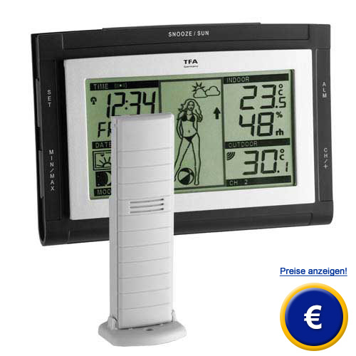 Wetterstation mit Wettervorhersage