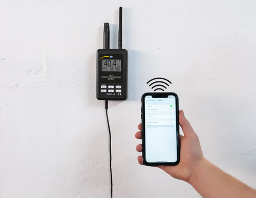 WLAN Thermometer in der Anwendung
