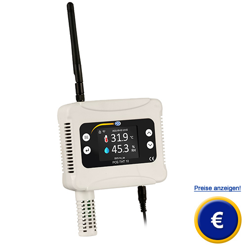 Hier finden Sie weitere Informationen zum WLAN Hygrometer PCE-THT 10