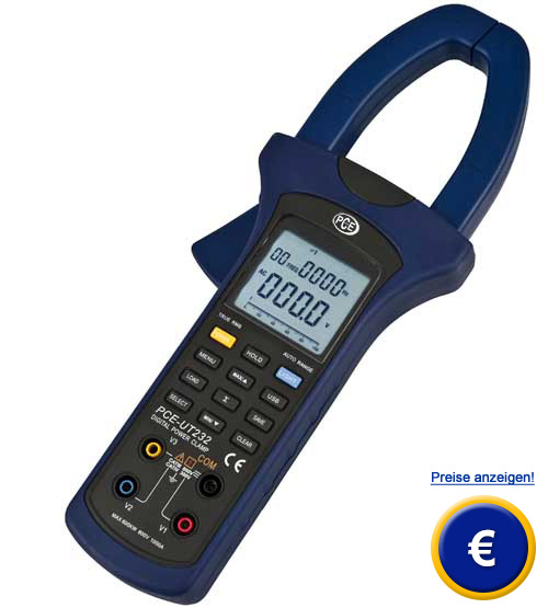 Zangen- Leistungsmessgerät PCE-UT 232