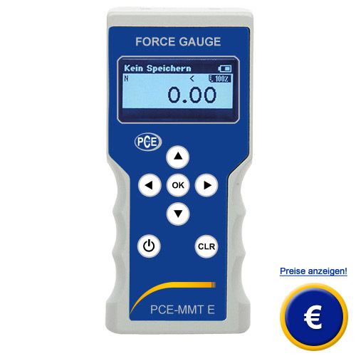 Hier finden Sie weitere Informationen zum Zug- und Druckkraftmessgert PCE-MMT E